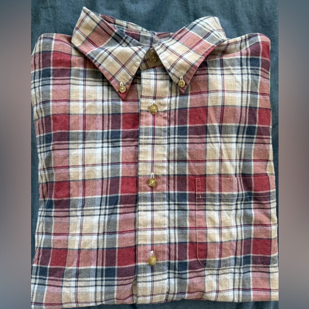 Brooks Brothers Men’s Plaid Madison Button Down XL 100% Cotton - Picture 2 of 10